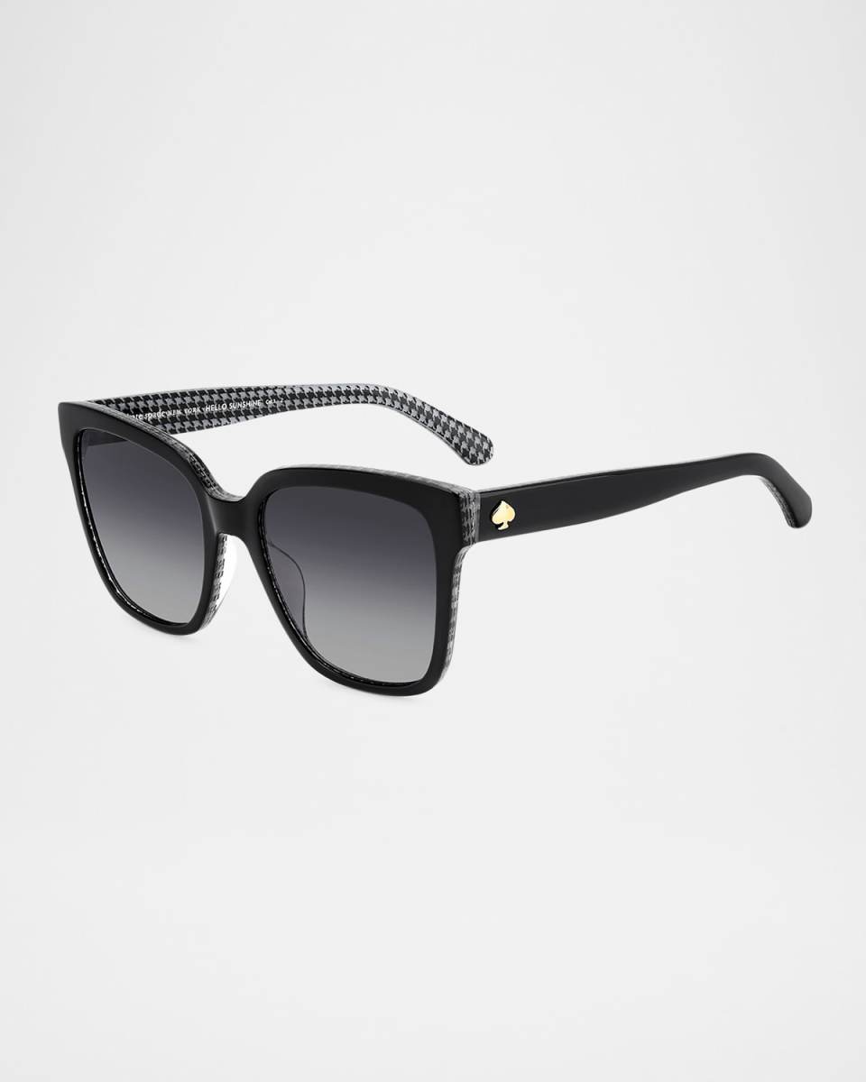 kiya square acetate sunglasses